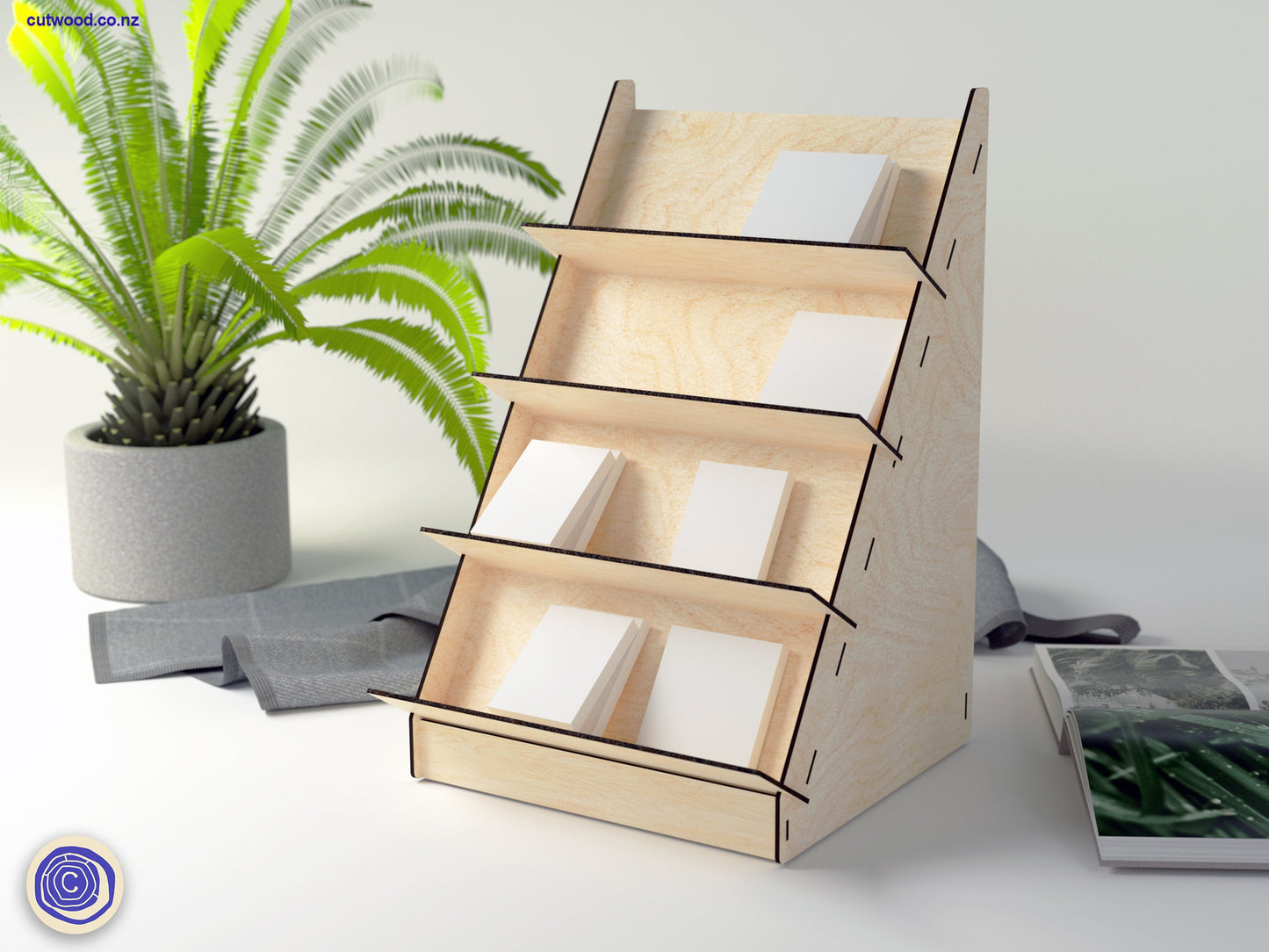 Tiered Display Stand - Design B - Digital File