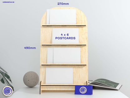 Postcard Counter Display Stand - Digital File