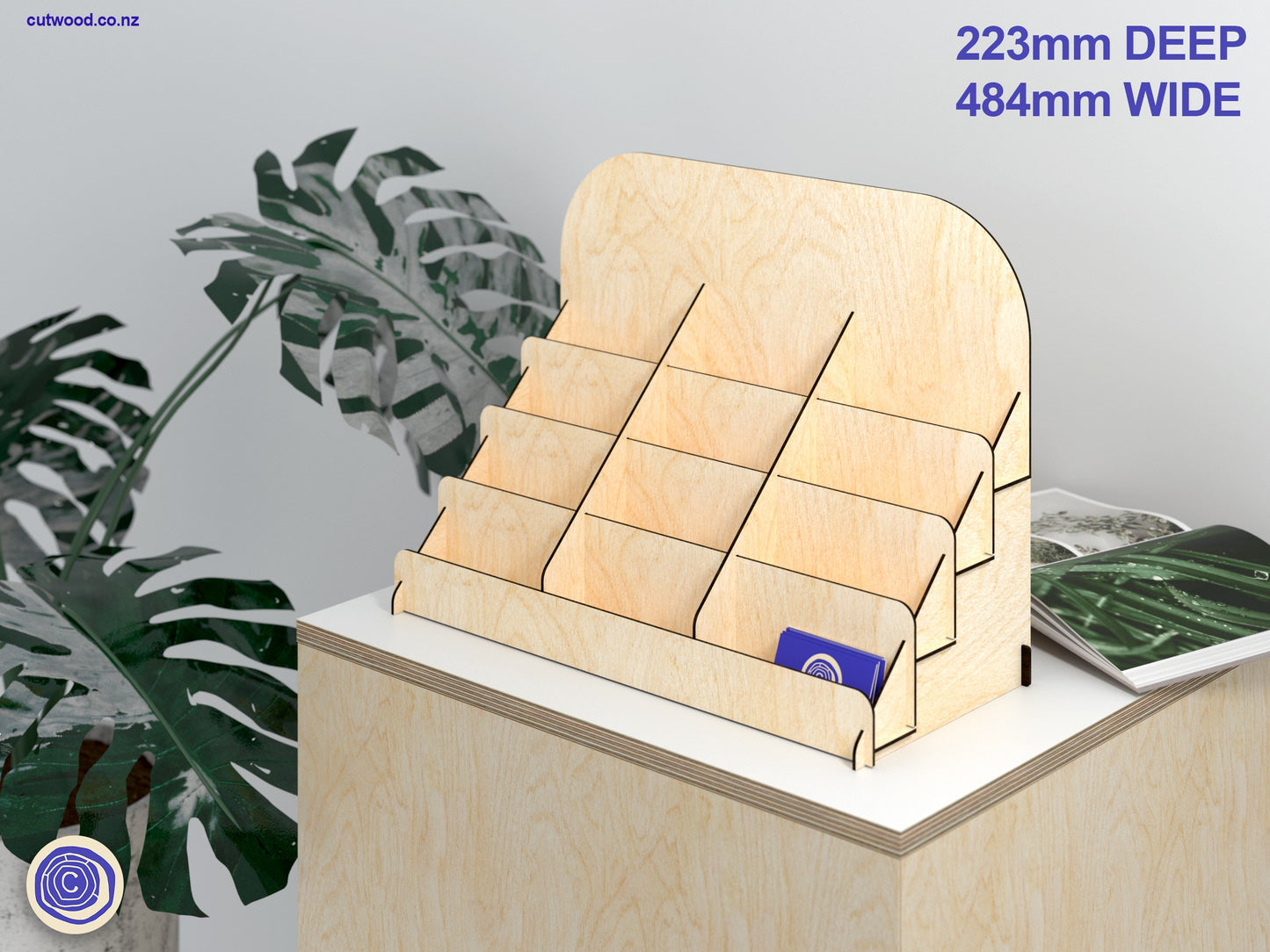 Retail Counter Display Stand - 4 Different Sizes - Digital File